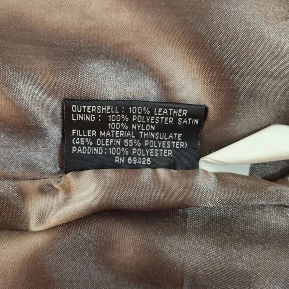 Wilsons Leather Mens Pelle Studio Thinsulate Black Jacket Removable Vest Large - Picture 10 of 15